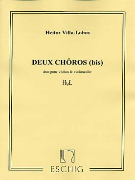 Illustration villa-lobos 2 choros violon/violoncelle