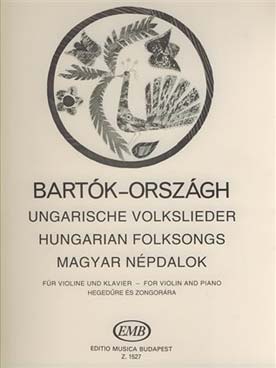 Illustration de Chants populaires hongrois de "For children" (tr. Orszagh)