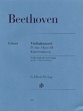 Illustration beethoven concerto op. 61 en re maj