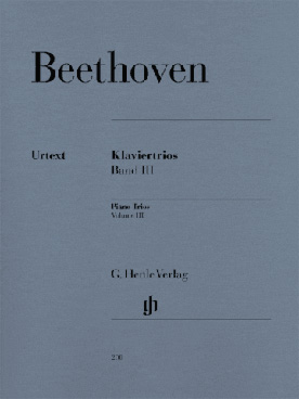 Illustration beethoven trios avec piano vol. 3