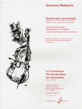 Illustration bottesini grand duo violon/contrebasse