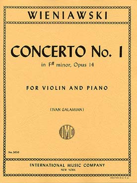 Illustration de Concerto N° 1 op. 14 en fa # m