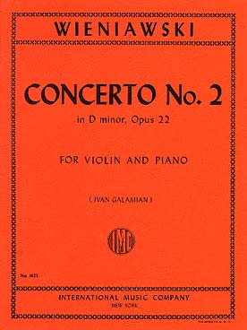 Illustration de Concerto N° 2 op. 22 en ré m