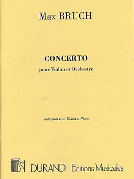 Illustration de Concerto op. 26 en sol m - éd. Durand