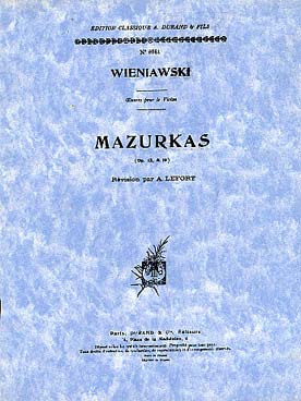 Illustration de Mazurkas (Sielanka la champêtre op. 12 - Chanson polonaise op. 12 - Obertass op. 19 - Dudziarz le ménétrier op. 19)