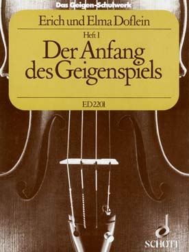Illustration doflein ecole du violon allemand vol. 1