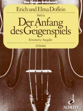 Illustration doflein ecole du violon allemand vol. 1a