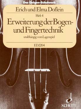 Illustration de L'École du violon - Vol. 4 : en allemand