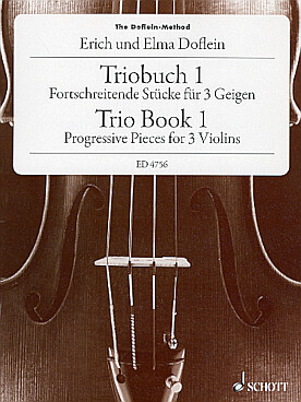 Illustration de Pièces progressives pour 3 violons - Vol. 1