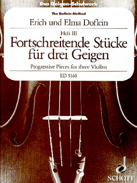 Illustration de Pièces progressives pour 3 violons - Vol. 3
