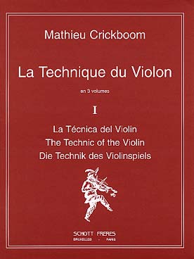 Illustration crickboom technique du violon vol. 1