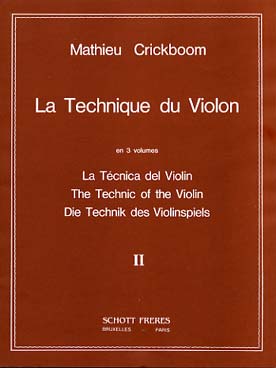 Illustration crickboom technique du violon vol. 2