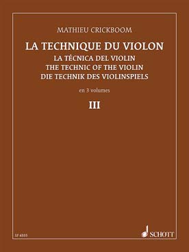 Illustration crickboom technique du violon vol. 3