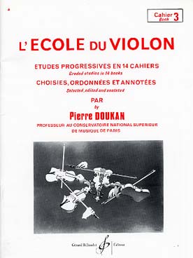 Illustration de L'École du violon, études progressives - Vol. 3
