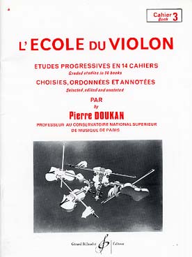 Illustration de L'École du violon, études progressives - Vol. 3