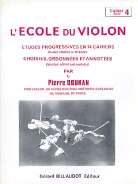 Illustration de L'École du violon, études progressives - Vol. 4