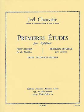 Illustration de Premières études pour xylophone