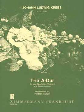 Illustration de Trio en la M pour 2 violons (ou flûtes) et piano