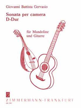 Illustration de Sonate de chambre en ré M pour mandoline et guitare