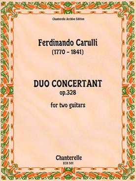 Illustration carulli duo de concert op. 328