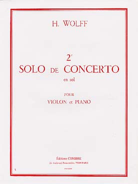 Illustration de 2e solo de Concerto en sol