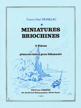Illustration demillac miniatures briochines, 5 pieces