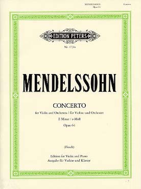 Illustration de Concerto op. 64 en mi m (rév. C. Flesch)