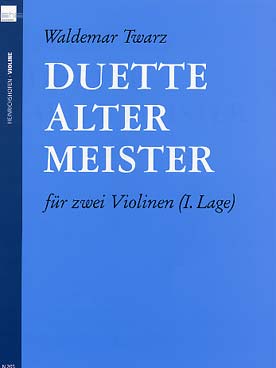 Illustration de DUETTE ALTER MEISTER (Telemann/JS Bach/CPE Bach/WF Bach...)