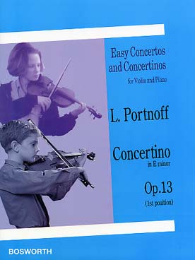 Illustration de Concertino op. 13 en mi m, 1re pos.