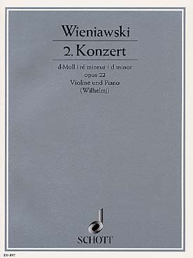 Illustration de Concerto N° 2 op. 22 en ré m
