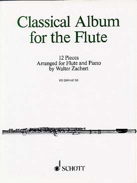 Illustration album classique pour flute (zachert)