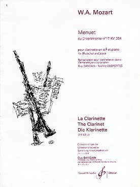 Illustration de Menuet du divertimento N° 17 K 334