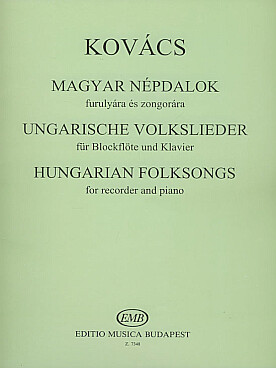 Illustration kovacs chants populaires hongrois