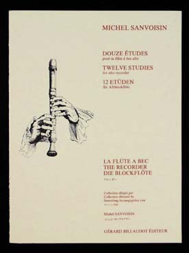 Illustration de 12 Études pour la flûte à bec alto