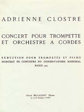 Illustration de Concert pour trompette et orchestre, réd. piano