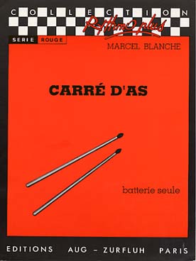 Illustration blanche carre d'as
