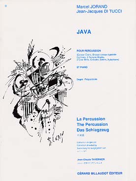 Illustration de Java pour percussion et piano