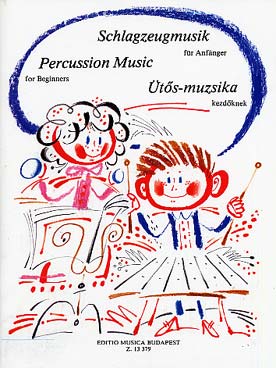 Illustration percussion music  for beginners