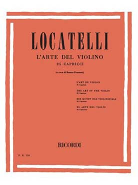 Illustration locatelli l'art du violon, 25 caprices