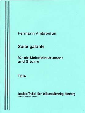 Illustration de Suite galante pour mandoline et guitare