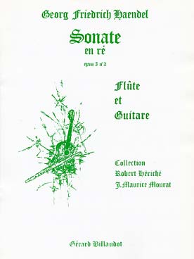 Illustration de Sonate pour flûte à bec alto et guitare op. 5 N° 2 en ré M (tr. Mourat)