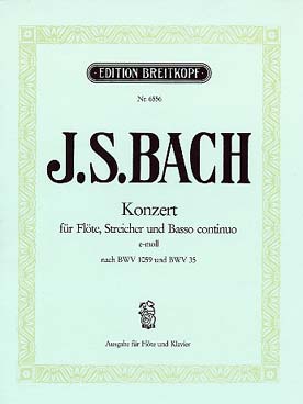 Illustration de Concerto BWV 1059/35 en mi m