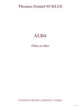 Illustration de Alba pour flûte et alto