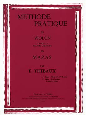 Illustration de Méthode d'après Mazas - Vol. 1 : Étude de la 1re position
