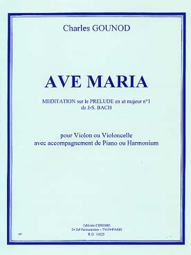 Illustration gounod ave maria d'apres bach (daniel)