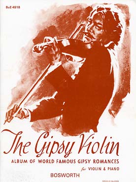 Illustration de GIPSY VIOLIN ALBUM, 17 célèbres romances tziganes