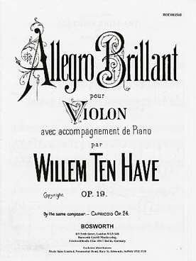 Illustration ten have allegro brillant op. 19
