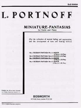 Illustration portnoff fantaisie russe n° 3 en la min