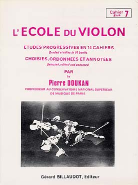 Illustration de L'École du violon, études progressives - Vol. 7