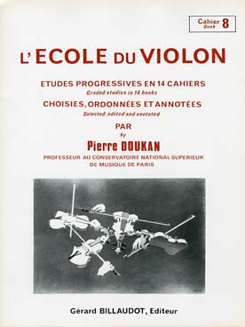 Illustration de L'École du violon, études progressives - Vol. 8